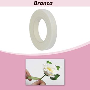 Fita Floral 12mm x 27mts Branca Vaniart Artesanatos (01 unidade)