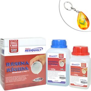 Resina Rígida + Endurecedor para fino acabamento Alpha Resiqualy (345gr/155gr)