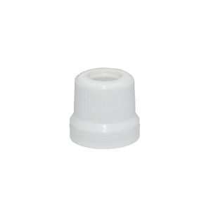 Tampa Lacre Rosca 18mm C/ Furo Branca (10 unidades)