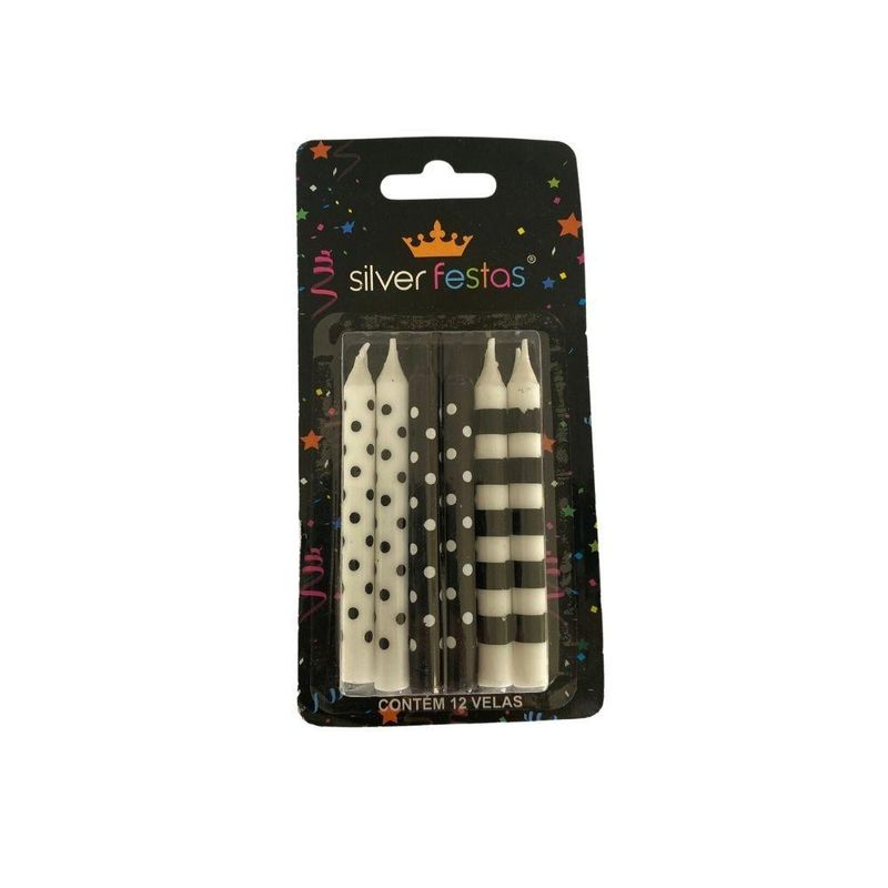 Vela-Palito-Preta-Silver-Festas--12-Unidades-