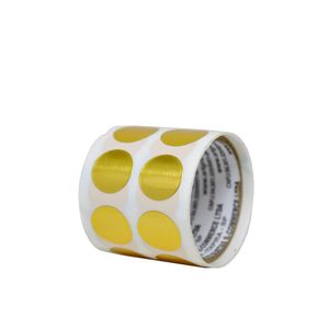 Etiqueta Adesiva Círculo 15mm Ouro ArtGraf (100 unidades)