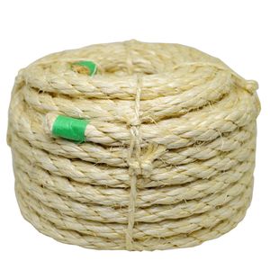 Corda de Sisal Torcida Cor Natural Baby 10mm - 3/8 APAEB (Bobina com 1.080kg / 15 metros)