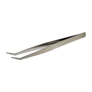 Pinça em Aço Inoxidável Ponta Curva Ref. TWE7 Mac-Len (01UND)