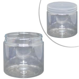 Pote PET 500ml Mod.6 Transparente Sem Tampa Rosca 87 Spiltag (01UND)