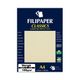 Papel Classics Vergê Marfim A4 210x297mm 180g/m² Filipaper (20 Folhas)