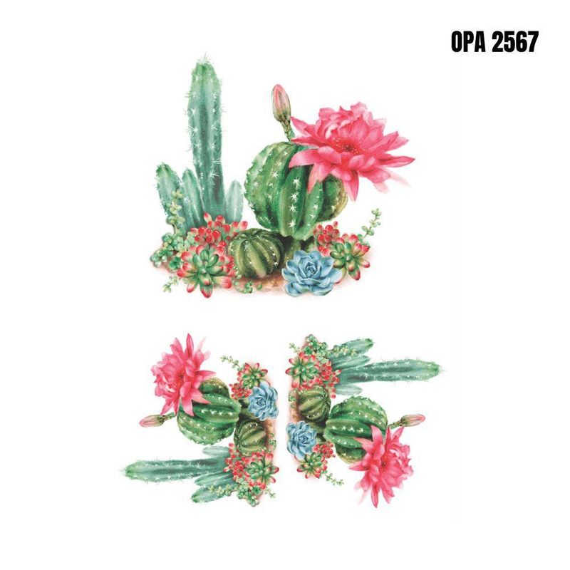 Papel-Para-Decoupage-Opapel-30x45-Ref.-OPA-2567-Plantas-Cactos-I-OPA-Criando-Arte--01-unidade-