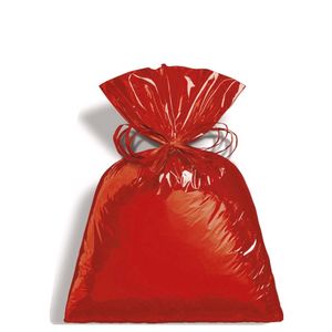 Saco Plástico Liso MetalCor Vermelho Tamanho P4 15x22cm Cromus (50 unidades)