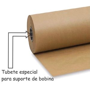 Bobina de Papel Kraft Monolúcido (com brilho em um lado) 80g/m² OnPaper (60cmx50m)