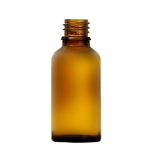 Frasco de Vidro Âmbar 50ml (Padrão Europeu) Rosca 18/410 DIN SGD (01 unidade)