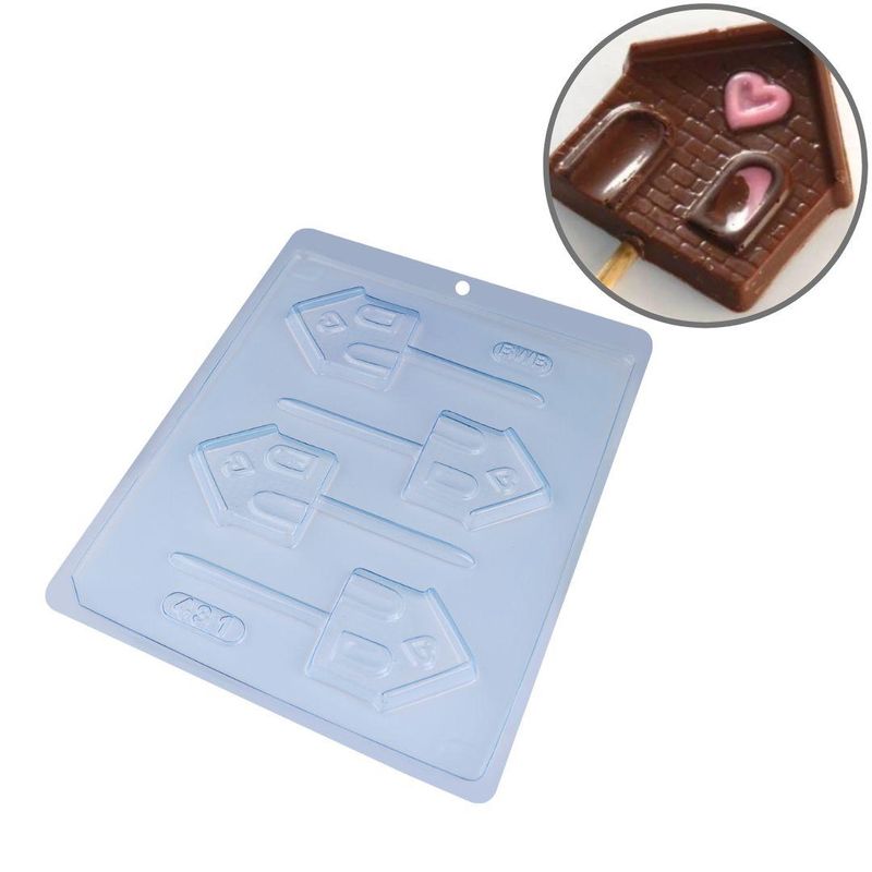 Forma de Acetato Simples Pirulito Casa Ref. 431 BWB (01 Unidade)