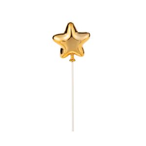Topo de Bolo Estrela Dourada Silver Festas (01 Unidade)