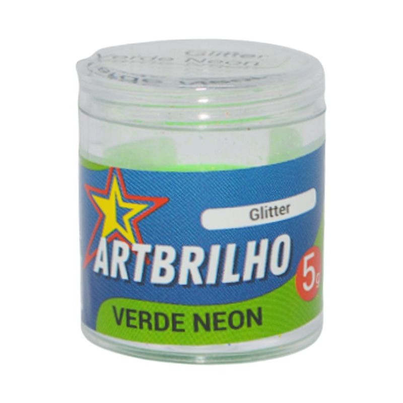 Glitter Verde Neon ArtBrilho (5 gramas)