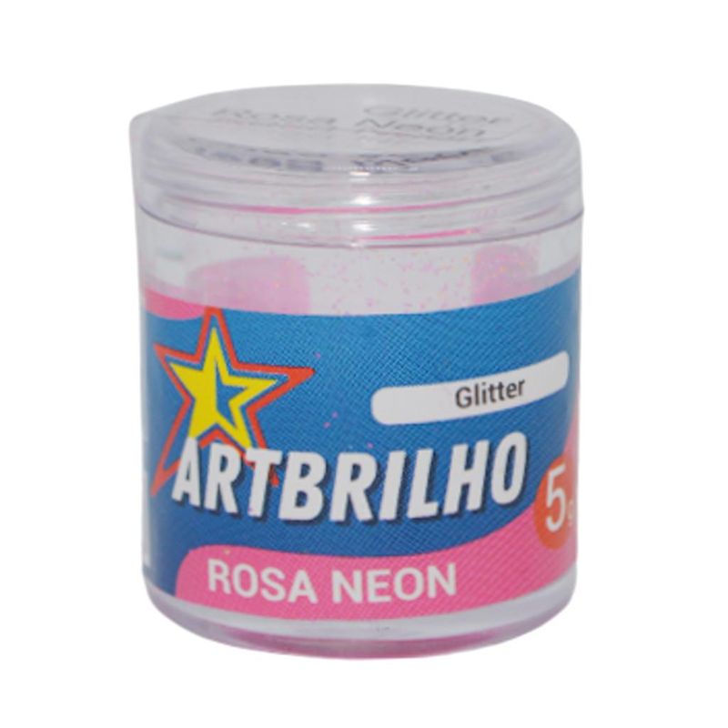 Glitter-Rosa-Neon-ArtBrilho--5-gramas-