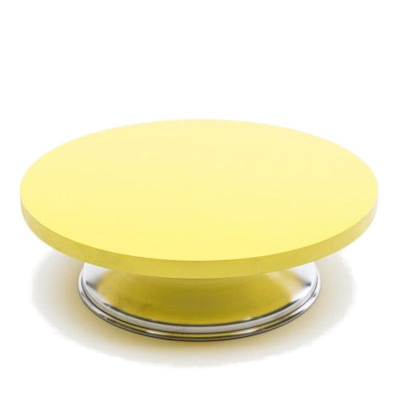 Bailarina--Prato-Giratorio--MDF-Amarela-25cm-Ref.-3108-Caparroz--01-unidade-