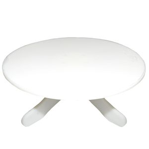 Bailarina (Prato Giratório) de Polietileno Branca 35cm São José (01 unidade)