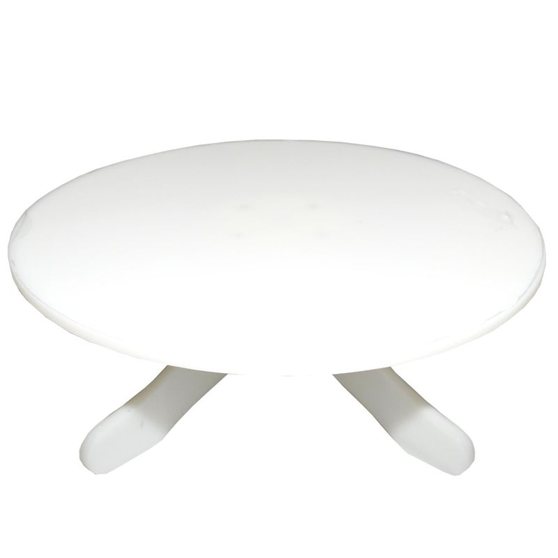 Bailarina--Prato-Giratorio--de-Polietileno-Branca-35cm-Sao-Jose--01-unidade-