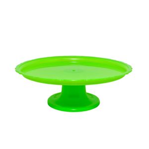 Mini Boleira de Plástico P/ Doces Verde Fluorescente 21cm LSC Toys (01 unidade)