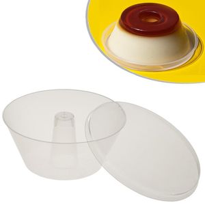 Forma de Silicone C/ Tampa Cristal P/ Pudim Ref. G 367 Galvanotek (01 unidade)
