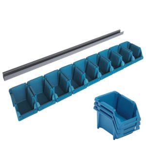 Kit Suporte Gaveteiro 9/3 na Cor Azul Presto (01 unidade)