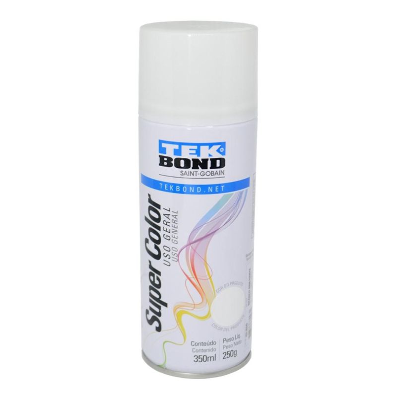 Tinta-em-Spray-Super-Color-Branco-Brilhante-350ml-Tek-Bond--01-unidade-