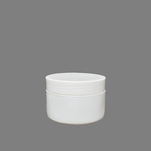 Pote Polietileno com Tampa Branca 250gr Baixo QualyPlast (01 unidade)