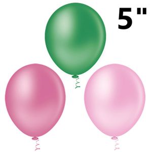 Balão de Látex Pic Pic Redondo Pérola 5" Globos (25 unidades)
