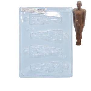 Forma em Acetato Corpo de Homem 4 Cavidades Ref. 9598 BWB (01UND)