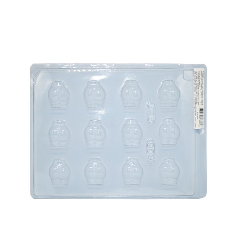 Forma em Acetato Bundinha 12 Cavidades Ref. 909 BWB (01UND)