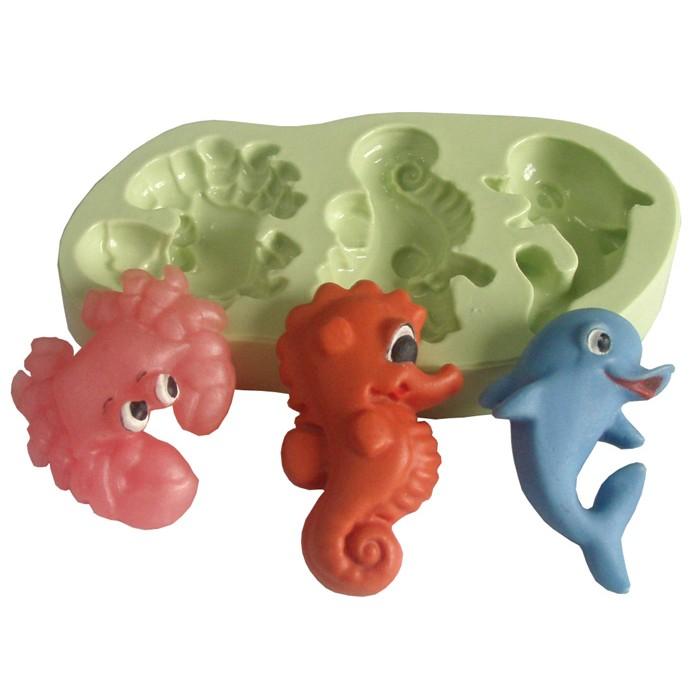 Molde-de-Silicone-Golfinho---Siri---Cavalo-Marinho-2536-Acquacolor--01UND-
