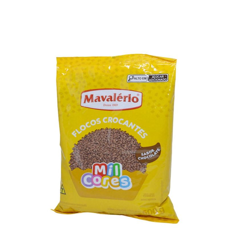 Confeito-Flocos-Crocantes-Sabor-Chocolate-Mil-Cores-Mavalerio--500-gramas-