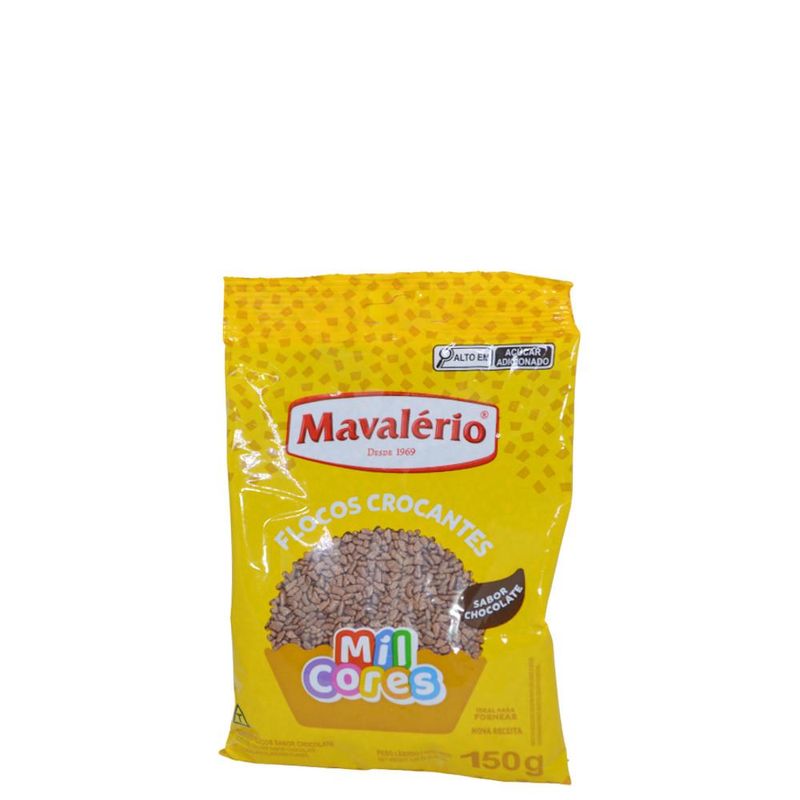 Confeito-Flocos-Crocantes-Sabor-Chocolate-Mil-Cores-Mavalerio--150-gramas-