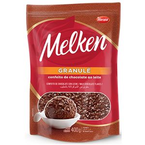 Confeito de Chocolate ao Leite Granulé Melken Harald (400g)