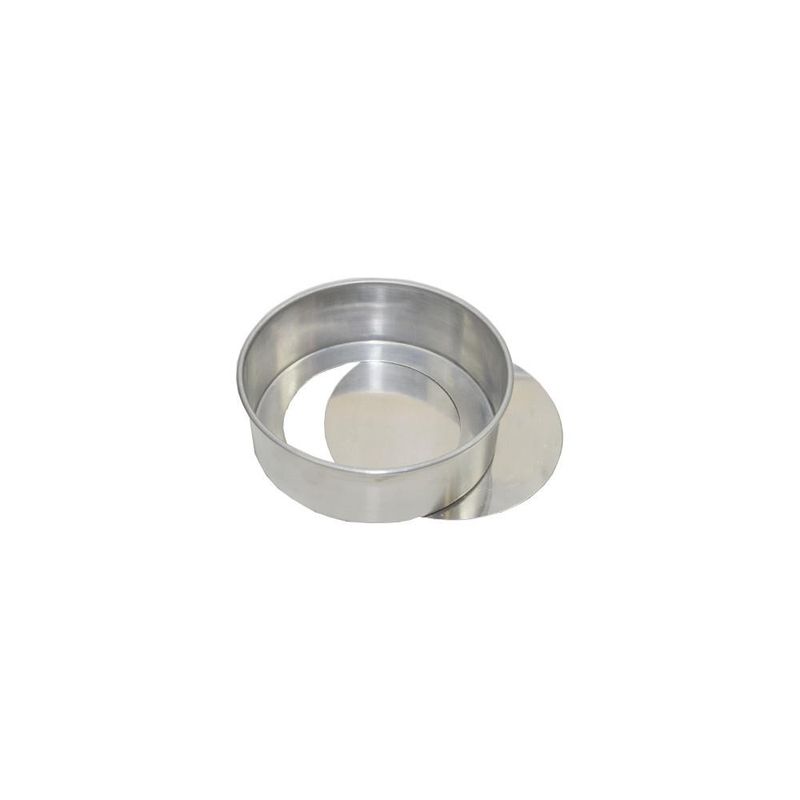 Forma-Redonda-Reta-para-Bolo-com-Fundo-Falso-Ref.-0261-15x5cm-em-Aluminio-Caparroz--01UND-