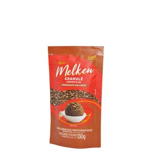 Confeito de Chocolate Meio Amargo Granulé Melken Harald (130 gramas)