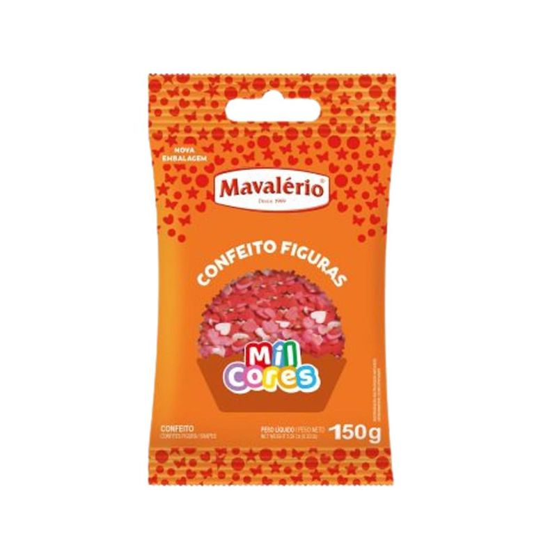 Confeito-Figuras-Coracao-Mil-Cores-Mavalerio--150-gramas-