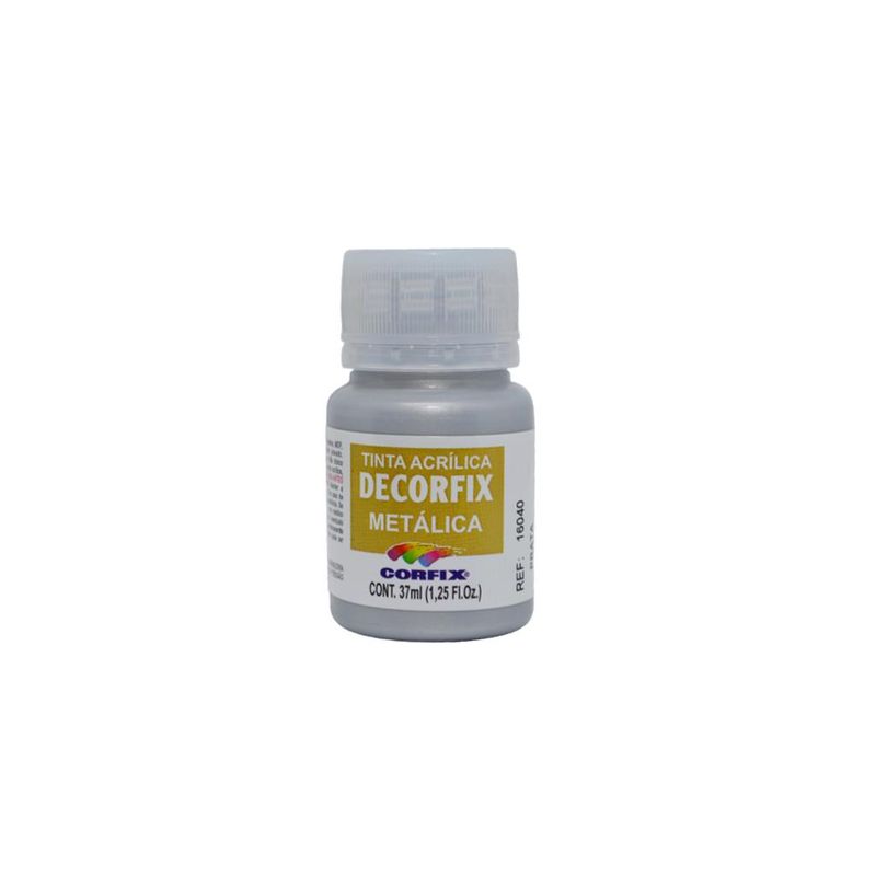 Tinta-Acrilica-Decorfix-Metalica-Prata-37ml-Corfix--1-unidade-