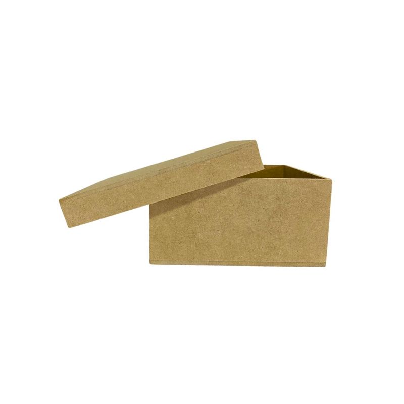 Caixa de MDF Tampa Solta Quadrada 11cm Ref.: LJ410 LJ Artesanatos (01 Unidade)