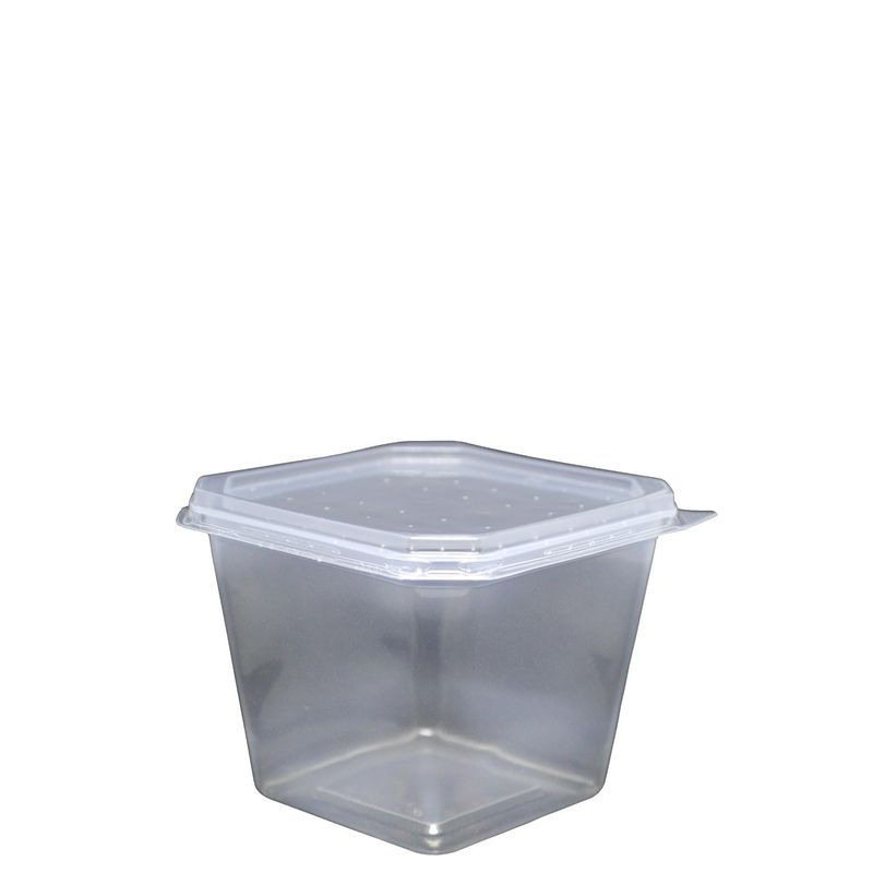 Pote-Quadrado-PP-Transparente-com-Tampa-250ml-Prafesta--Kit-com-20-unidades-