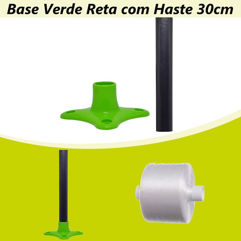 Base-Verde-Reta-com-Haste-de-30cm-para-Suporte-de-Bobina-Estrela--01UND-