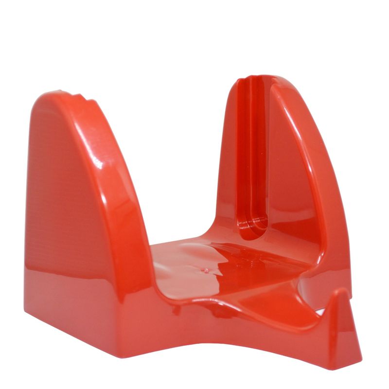 Suporte sem Base para Bobina de Sacos com Fundo Estrela na cor Vermelho (01UND)