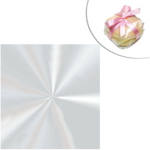 Embalagem Transparente para Bem Casado 15x15cm Cromus (100 Folhas)
