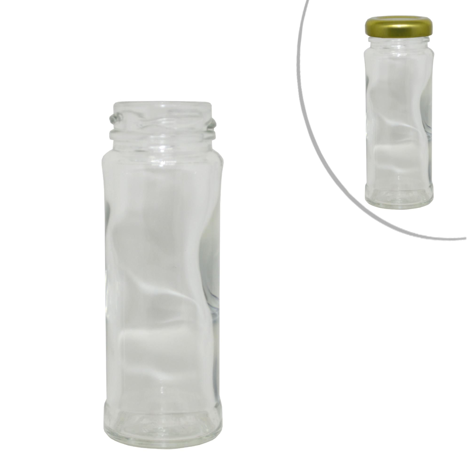 Frascos de especiarias de vidro vazios a granel de 120ml 180ml - Fabricante  confiável de garrafas, potes e recipientes de vidro