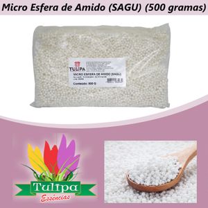 Micro Esfera de Amido (SAGU) Tulipa Essências (500 gramas)