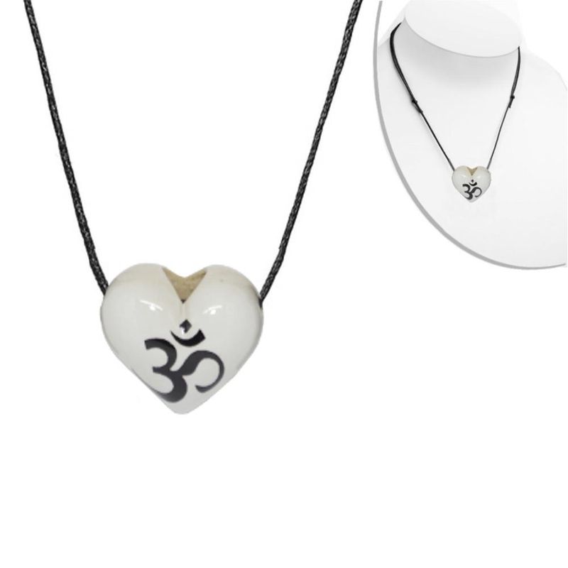 Aromatizador Pessoal Coração Branco Ohm Ortega (01UND)