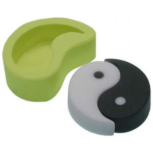 Molde de Silicone Ying Yang 1 Cavidade 1574 Acquacolor (01UND)