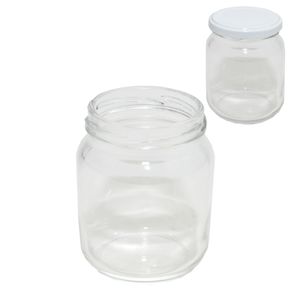 Pote de Vidro 230ml Ref. 082 Sem Tampa Vidraria Anchieta (01 unidade)