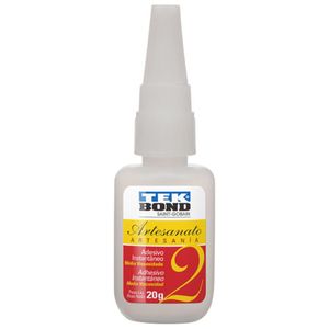 Adesivo Instantâneo Multiuso (2 - Média Viscosidade) Tek Bond (20 gramas)