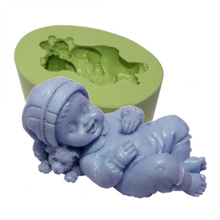 Molde-de-Silicone-Bebe-Deitado-no-Urso-Ref.-8642-Acquacolor--01UND-