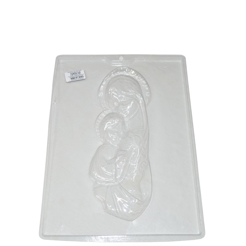 Forma-em-Acetato-Simples-Grande-para-Gesso-Nossa-Senhora-com-Menino-Jesus-Ref.-G67--01UND-