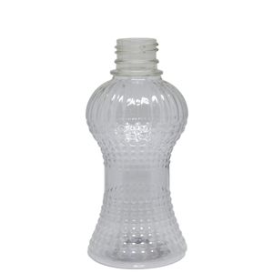 Frasco PET Cinturinha 250ml Transparente Rosca 28-410 Ekoplast (01UND)